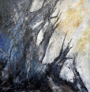 N°3- Marie Barbé-Le silence de l'arbre.-60 x 60