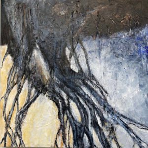 N°4 Marie Barbé-arbre racine- 60 X 60
